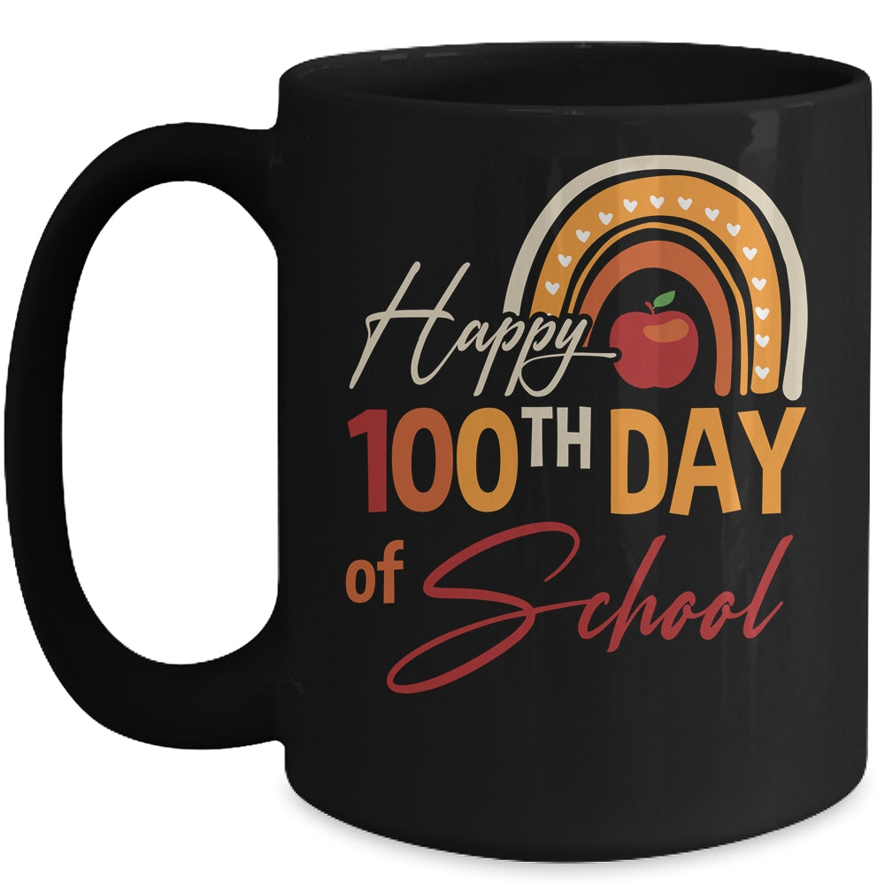100Th Day Of School Teacher Rainbow 100 Days Of School Mug | teecentury