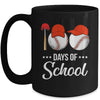 100 Days Of School Baseball Teacher Kids 100th Day Of School Mug Coffee Mug | Teecentury.com