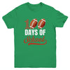100 Days Of School Football Player Boy Girl Youth Shirt | teecentury
