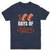 100 Days Of School Football Player Boy Girl Youth Shirt | teecentury