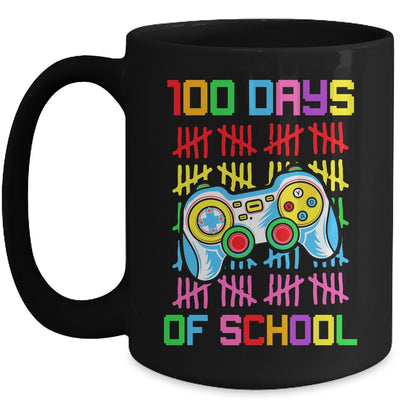 100 Days Of School For Boy Gamer 100Th Day Of School Mug | teecentury
