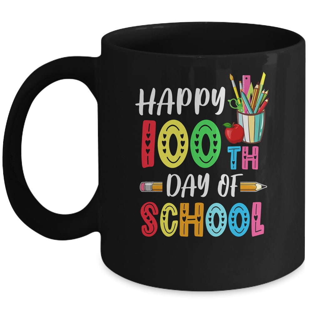100 Days Of School Teacher And Student Mug | teecentury