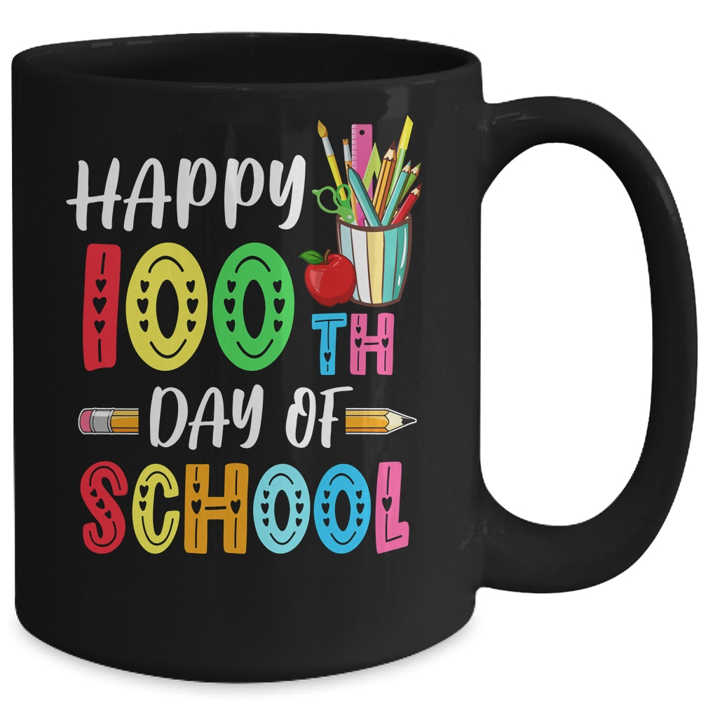 100 Days Of School Teacher And Student Mug | teecentury