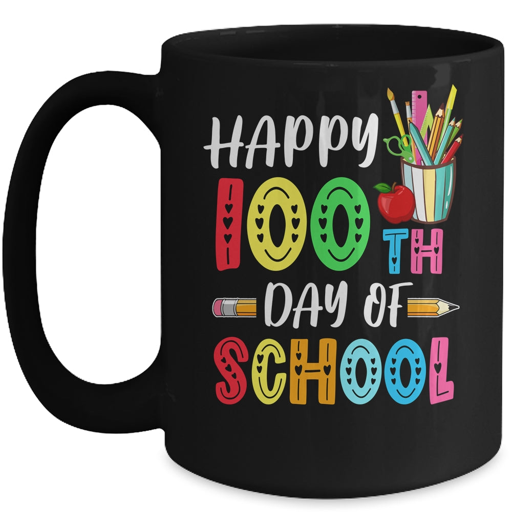 100 Days Of School Teacher And Student Mug | teecentury