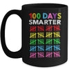 100 Days Smarter Happy 100th Day Of School Student Teacher Mug Coffee Mug | Teecentury.com