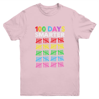 100 Days Smarter Happy 100th Day Of School Student Teacher Youth Youth Shirt | Teecentury.com