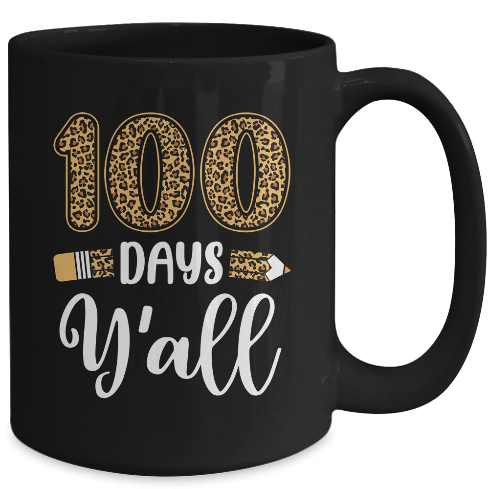 100 Days Yall Teacher Or Student 100th Day Of School Mug | teecentury