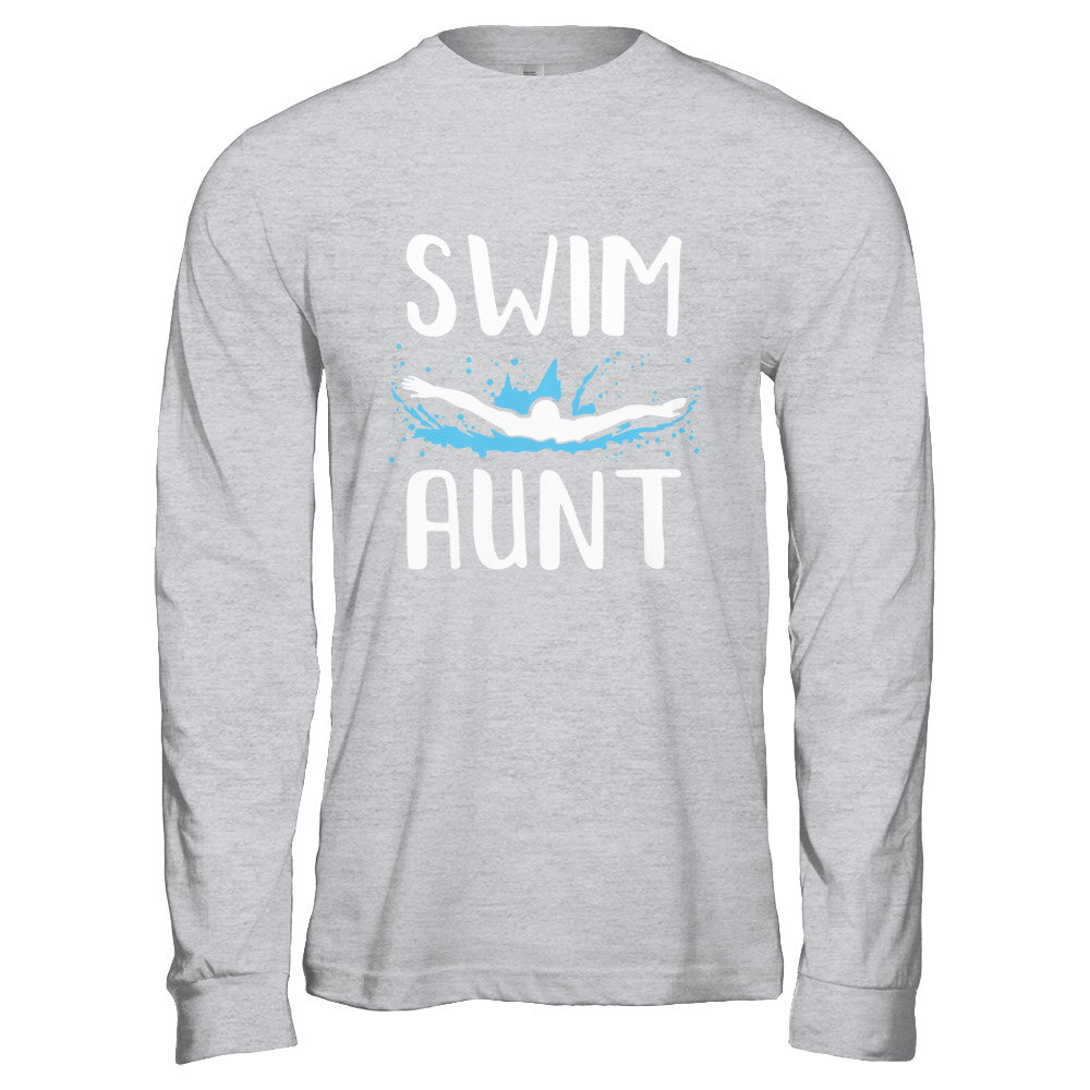 Swim Aunt Funny Swimming Birthday Gift T-Shirt & Hoodie | Teecentury.com