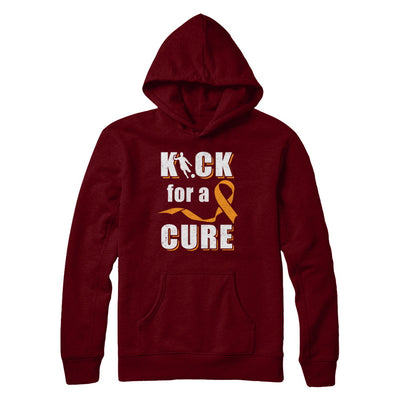 Kick For A Cure Soccer Orange Multiple Sclerosis Awareness T-Shirt & Hoodie | Teecentury.com