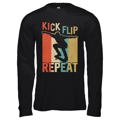 Kick Flip Skateboarding Repeat Vintage Skate T-Shirt & Hoodie | Teecentury.com