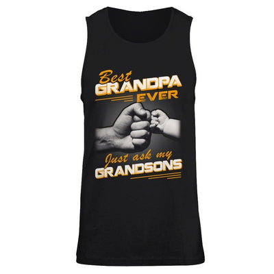 Best Grandpa Ever Just Ask My Grandsons T-Shirt & Hoodie | Teecentury.com
