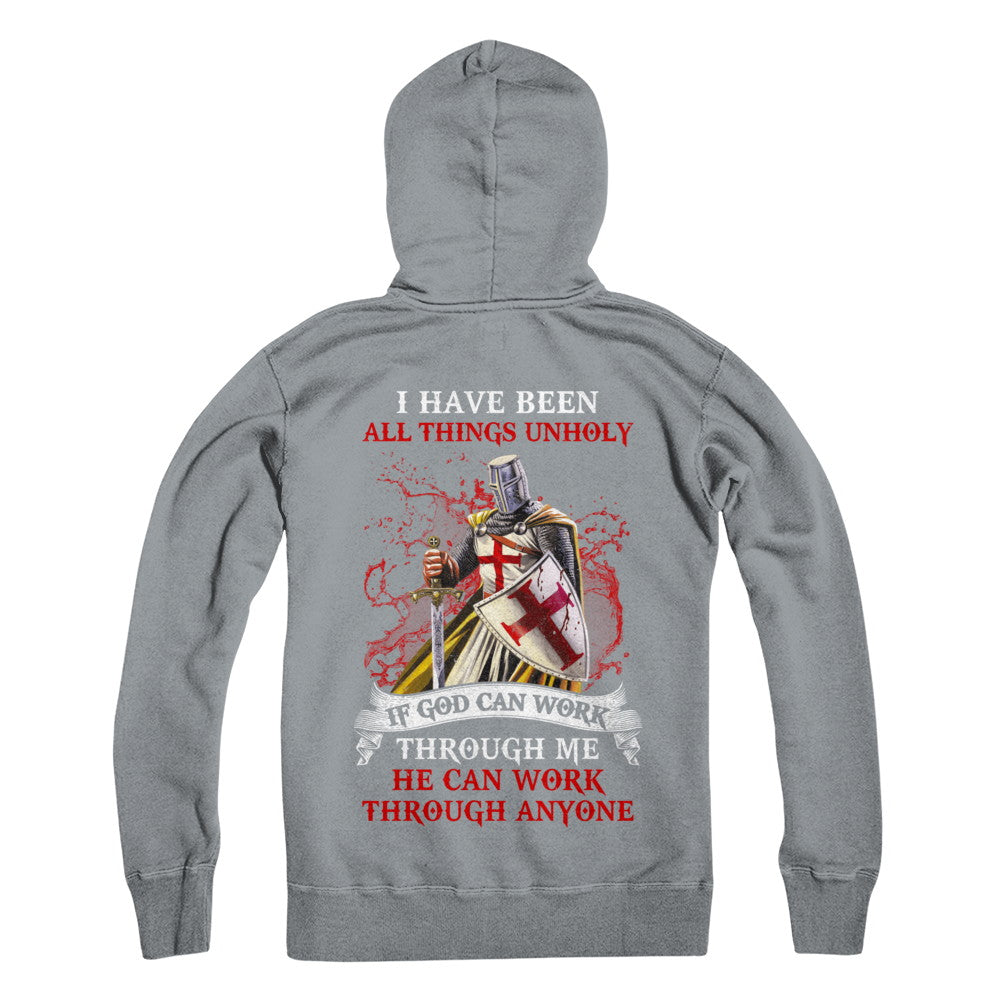 Knight America I Have Been All Things Unholy If God Can Work T-Shirt & Hoodie | Teecentury.com