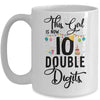 10Th Birthday Girl This Girl Is Now Double Digits Youth Mug Coffee Mug | Teecentury.com