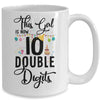 10Th Birthday Girl This Girl Is Now Double Digits Youth Mug Coffee Mug | Teecentury.com