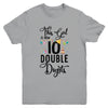 10Th Birthday Girl This Girl Is Now Double Digits Youth Youth Shirt | Teecentury.com