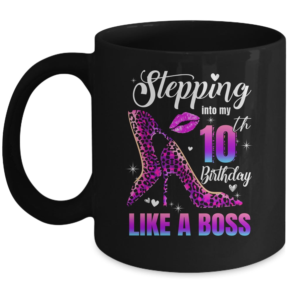 10 And Fabulous High Heels Stepping Into My 10th Birthday Mug | teecentury