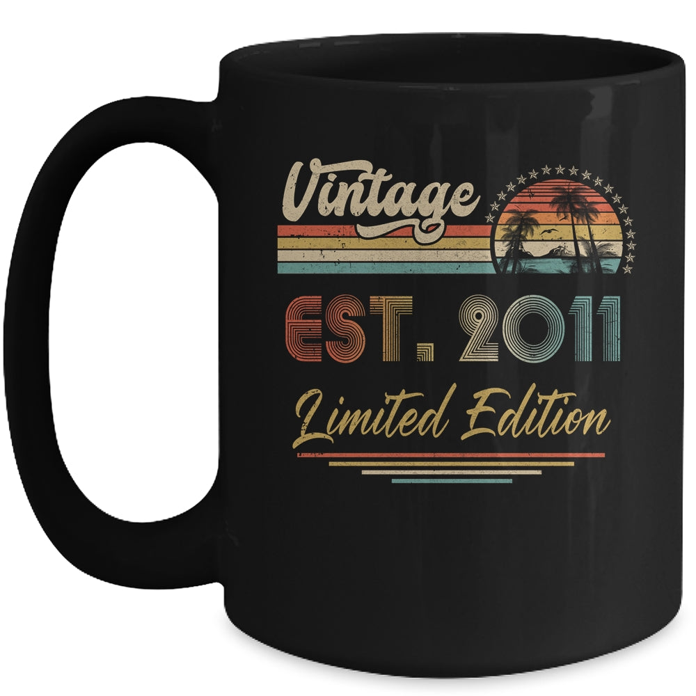 11 Year Old Vintage 2011 Limited Edition 11th Birthday Mug Coffee Mug | Teecentury.com