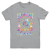10 Years Of Being Awesome 10 Years Old 10th Birthday Tie Dye Youth Shirt | teecentury