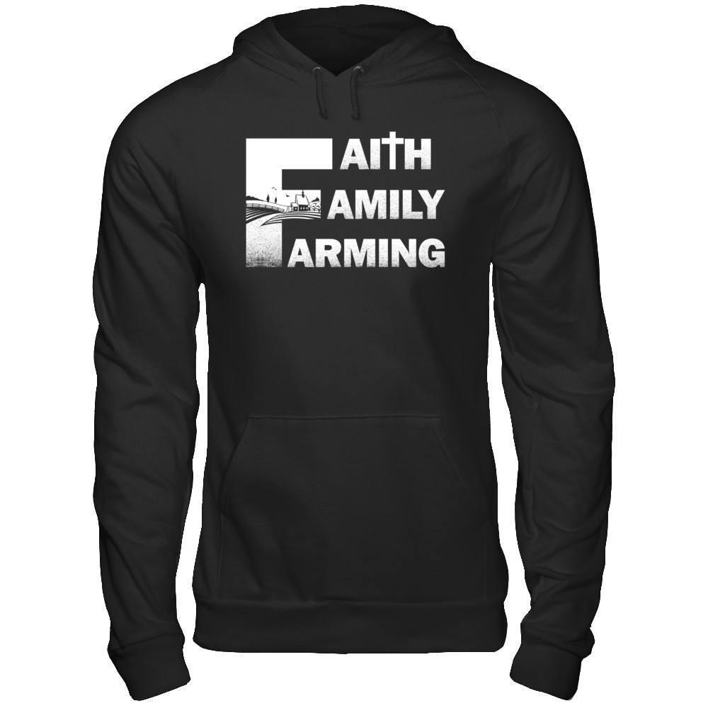 Faith Family Farming Farmer T-Shirt & Hoodie | Teecentury.com
