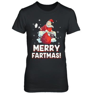 Funny Merry Fartmas Santa Claus Farting Christmas T-Shirt & Sweatshirt | Teecentury.com