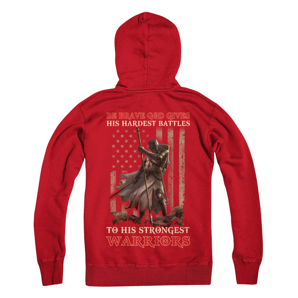 God Gives His Hardest Battles To His Strongest Warrior T-Shirt & Hoodie | Teecentury.com