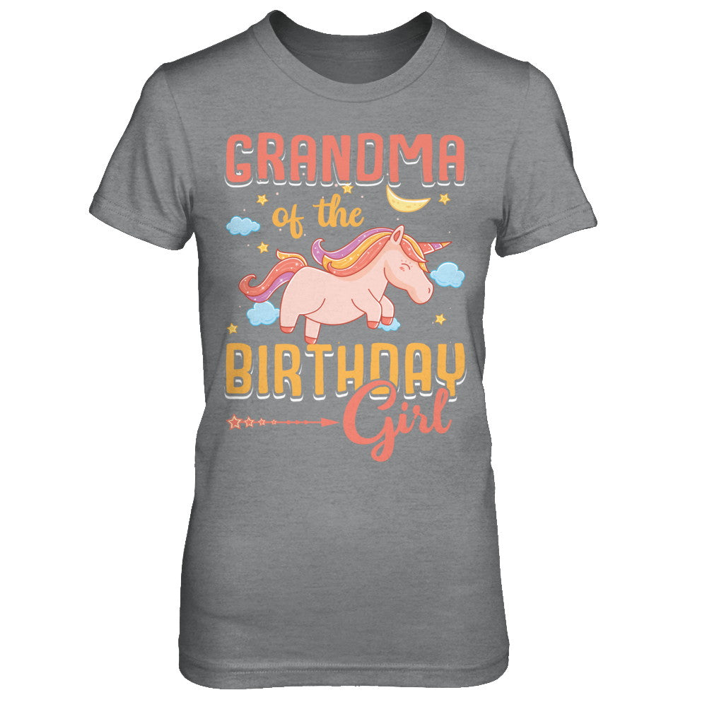 Grandma Of The Birthday Girl Unicorn T-Shirt & Hoodie | Teecentury.com