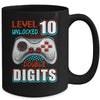 10th Birthday For Boys Double Digits 10 Year Old Gamer Mug Coffee Mug | Teecentury.com