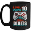 10th Birthday For Boys Double Digits 10 Year Old Gamer Mug Coffee Mug | Teecentury.com