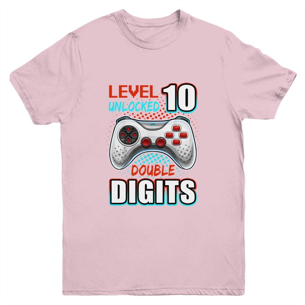 10th Birthday For Boys Double Digits 10 Year Old Gamer Youth