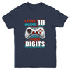 10th Birthday For Boys Double Digits 10 Year Old Gamer Youth Youth Shirt | Teecentury.com