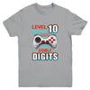 10th Birthday For Boys Double Digits 10 Year Old Gamer Youth Youth Shirt | Teecentury.com