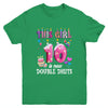 10th birthday This Girl Is Now 10 Years Old Double Digits Youth Shirt | teecentury