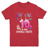 10th birthday This Girl Is Now 10 Years Old Double Digits Youth Shirt | teecentury