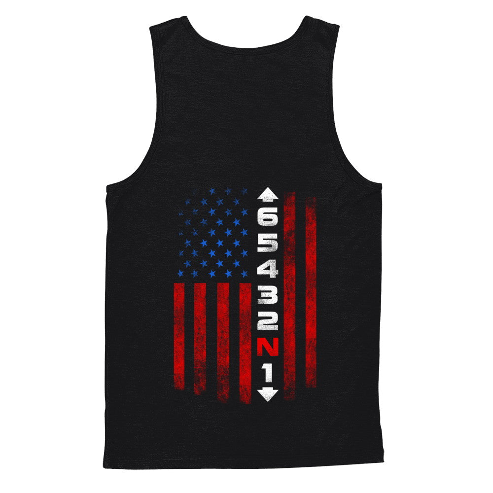 Motorcycle Gears Fun Motorbike American Us Flag T-Shirt & Hoodie | Teecentury.com