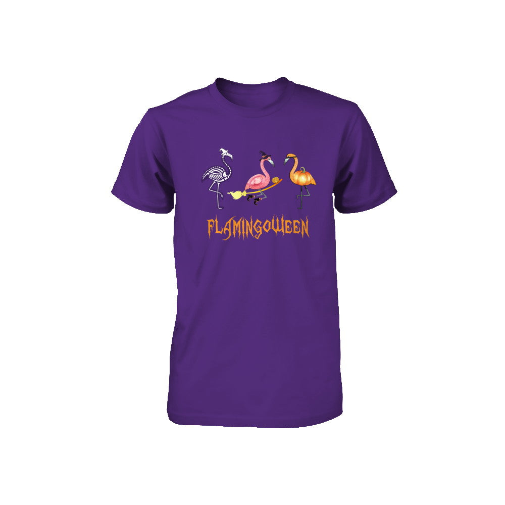 Funny Flamingo Halloween Flamingoween Youth Youth Shirt | Teecentury.com