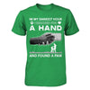 In My Darkest Hour I Reached For A Hand And Found A Paw T-Shirt & Hoodie | Teecentury.com