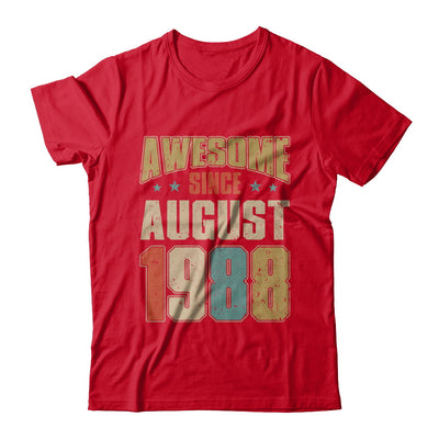 Vintage Retro Awesome Since August 1988 34th Birthday T-Shirt & Hoodie | Teecentury.com