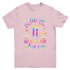 11 Years Of Being Awesome 11 Years Old 11th Birthday Tie Dye Youth Shirt | teecentury