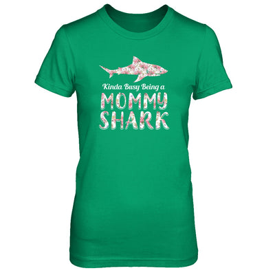 Mommy Shark Kinda Busy Being A Mommyshark T-Shirt & Tank Top | Teecentury.com