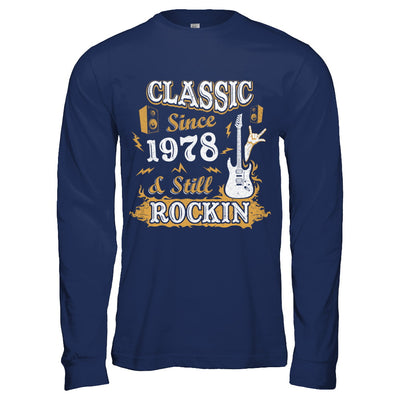 Vintage Classic Since 1978 With Rockin 44th Birthday T-Shirt & Hoodie | Teecentury.com