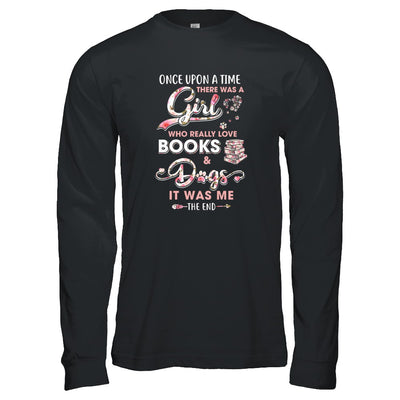 There Was A Girl Who Really Loved Books And Dogs T-Shirt & Tank Top | Teecentury.com