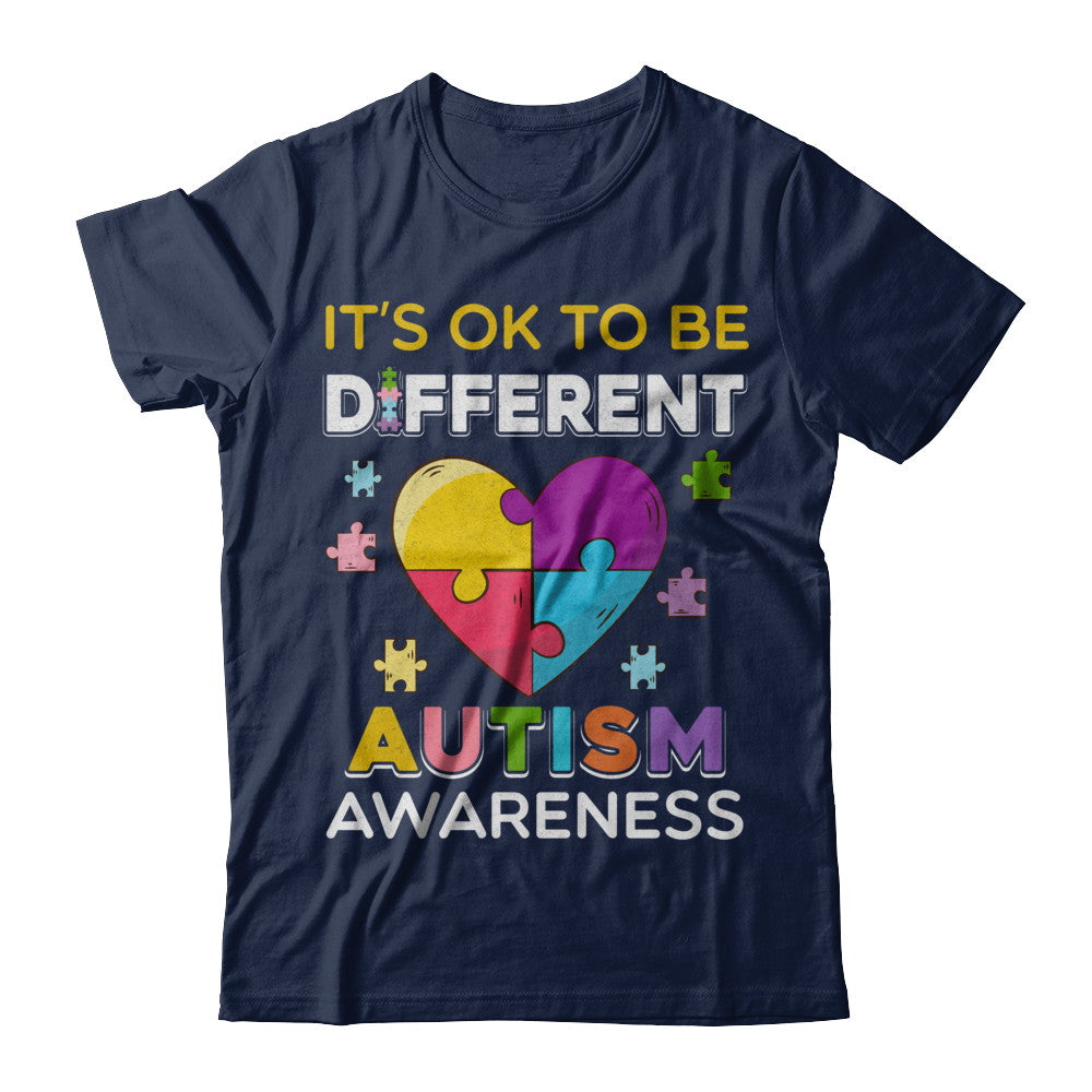 It's Ok To Be Different Autism Awareness Gift 2018 T-Shirt & Hoodie | Teecentury.com