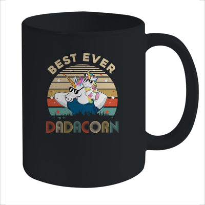 Best Ever Dadacorn Dad And Baby Fathers Day Gift Vintage Mug Coffee Mug | Teecentury.com