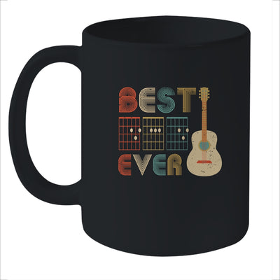 Vintage Best Dad Ever Guitar Chords Fathers Day Gifts Mug Coffee Mug | Teecentury.com