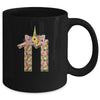 11th Birthday Girl 11 Years Old Awesome Unicorn Flower Mug Coffee Mug | Teecentury.com