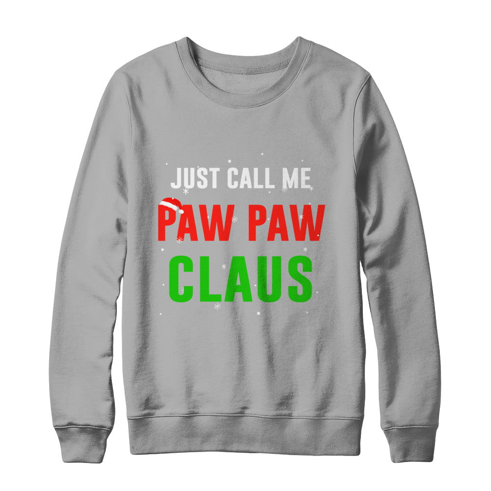 Santa Paw Paw Claus Matching Family Christmas Pajamas T-Shirt & Sweatshirt | Teecentury.com