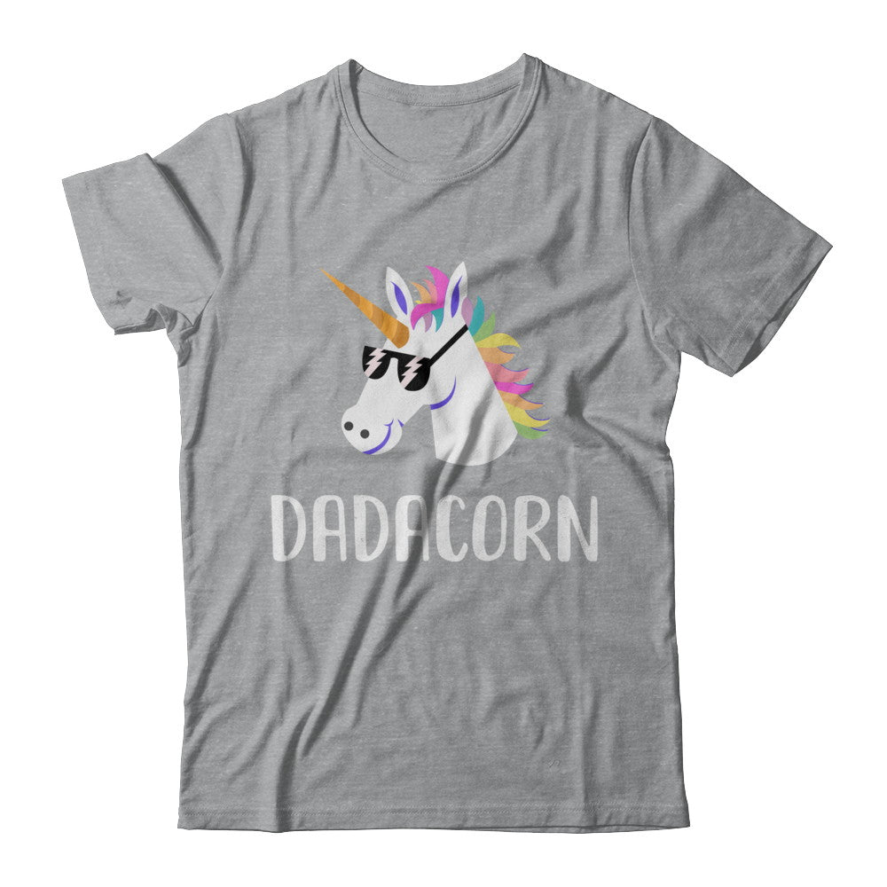 Unicorn Dad And Baby Dadacorn Daddy Fathers Day Gift T-Shirt & Hoodie | Teecentury.com