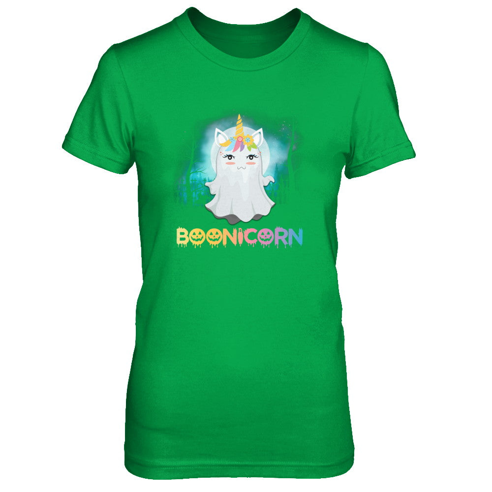 Boonicorn Ghost Unicorn Halloween Girls T-Shirt & Tank Top | Teecentury.com