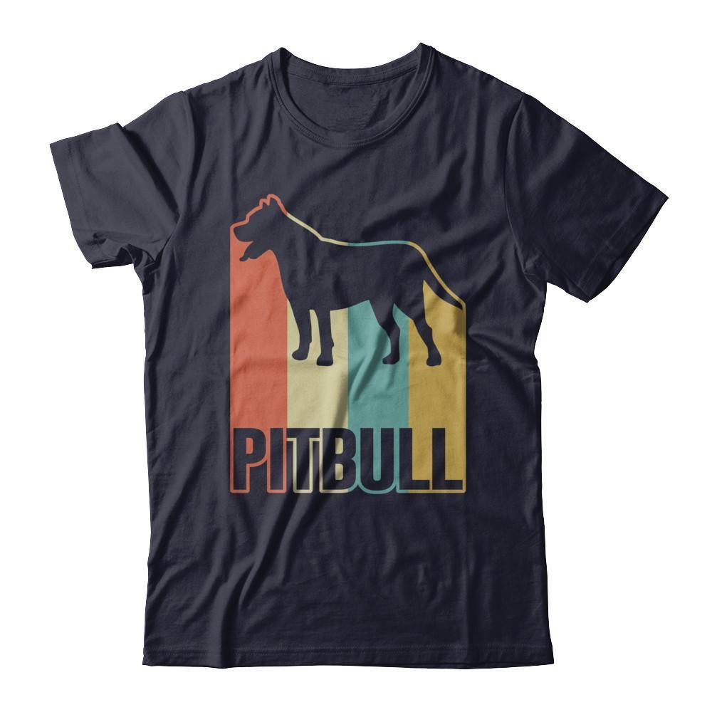Classic Vintage Retro Style Pitbull Dog T-Shirt & Hoodie | Teecentury.com