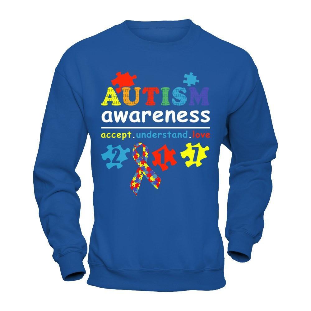 Autism Awareness 2017 Accept Understand Love T-Shirt & Hoodie | Teecentury.com